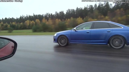 Audi Rs6 Mtm 702 коня (тунинг) не може да победи Bmw M6 F13 Купе (стандартно)