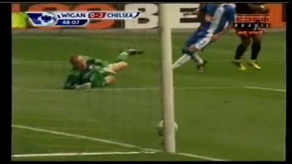 21.08.2010 Уигън 0 - 2 Челси първи гол на Никола Анелка 