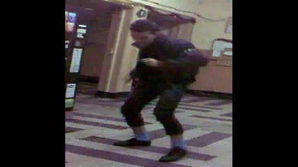 Mr. Raev dancing on Billy Jean