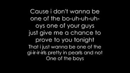 Katy Perry- One Of The Boys Lyrics