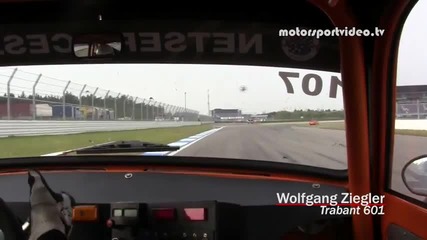 Ytcc Hockenheimring 2011 - Trabant 601 mit Wolfgang Ziegler