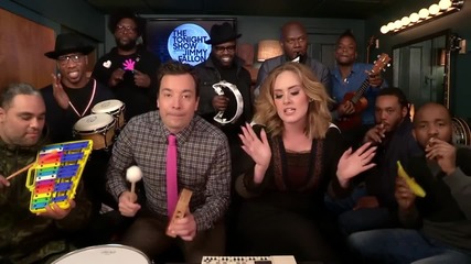 Jimmy Fallon, Adele & The Roots Sing -hello- (w-classroom Instruments)