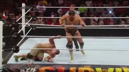 Survivor series 2013 John Cena vs Alberto del rio world title mach