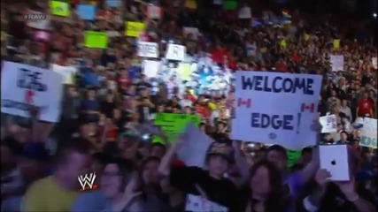 Edge returns for one night only
