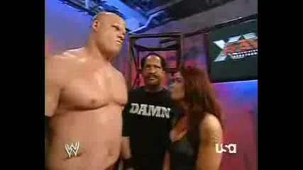 Kane And Lita Backstage