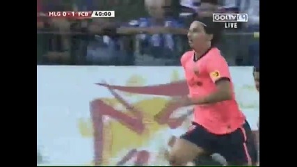 Malaga - Barcelona 0:2 Ibrahimovic,  Pique