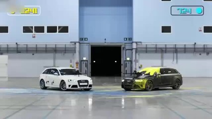 Пейнтбол битка между Audi Rs4