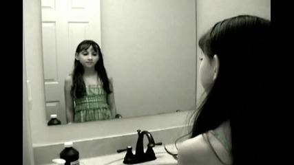 Creepy Grudge Ghost Girl in the Mirror!