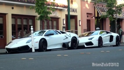 Lamborghini Murcielago Lp670- 4 Sv and Lamborghini Aventador Lp700-4