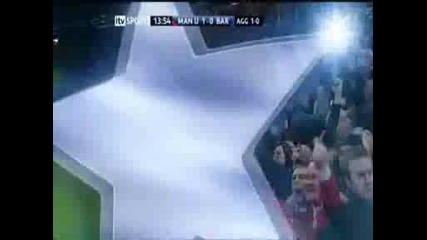 Scholes 1 - 0 - Man Utd V Barcelona.wmv