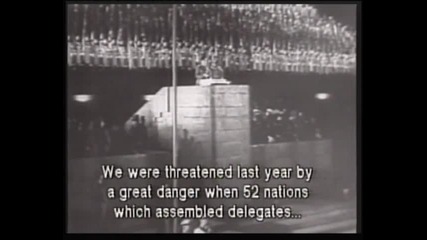 Бенито Мусолини говори в Берлин