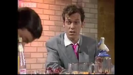Stephen Fry as the understanding barman - A bit of Fry & Hugh Laurie - Bbc comedy 