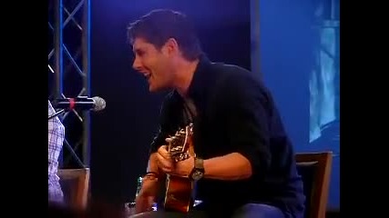 Jensen Ackles sing The weight 