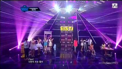 Sistar - Lead me @ M!countdown (12.04.2012)