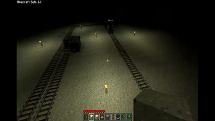 Minecraft - ускорител за minecart