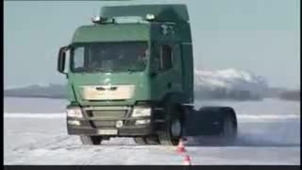 New Man Tgx and Tgs winter test 2009