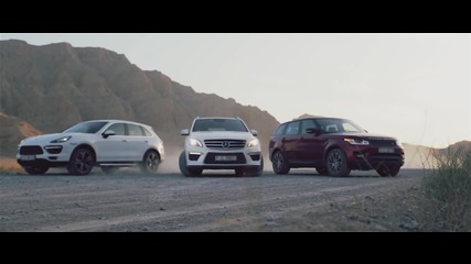 Range Rover Sport vs Ml63 Amg vs Cayenne Turbo