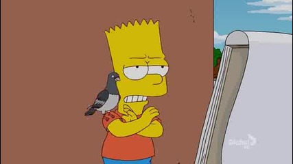 The Simpsons Сезон 22 Епизод 7 Барт си има Гълъб 