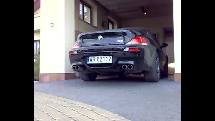 E63 M6 exhaust sound poland 