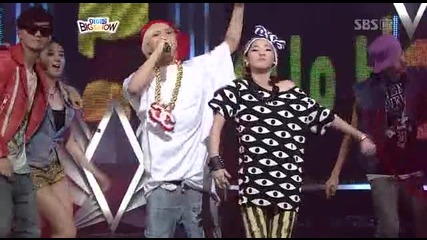 Gdragon - Sbs Idol Big Show [hello ft. Dara] Vbox7