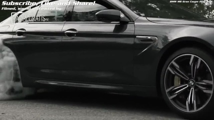 burnout Bmw M6 Gran Coupe slowmotion