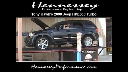 Tony Hawks 620 hp Hennessey Jeep Srt8 
