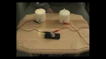 Как да си направите генератор за без пари! 2 свещи, 2 пирона, 2 кабела и един магнит