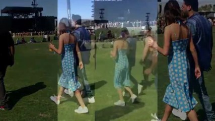 Selena Gomez and The Weeknd Kissing at Coachella 2017