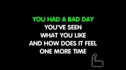 Daniel Powter - Bad Day - Karaoke
