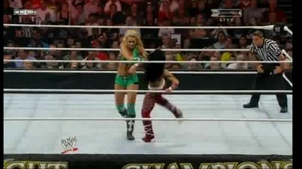 Wwe Night Of Champions 2009 Michelle Mccool vs Melina 