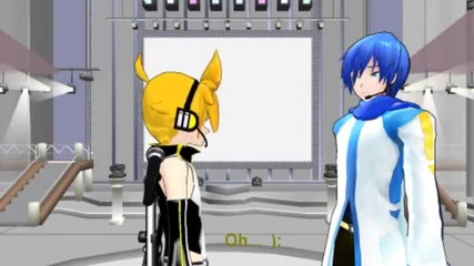 Mmd Kaito and Len super short short