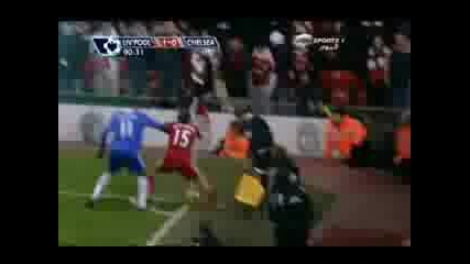Bosingwa Kicks Benayoun In His Back ( Hq And Hd ) There Is Link To Download