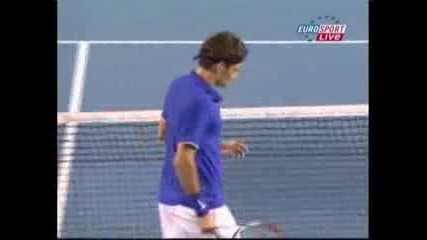 Australian Open 2009 - Федерер Се Прави На Футболист 27.01