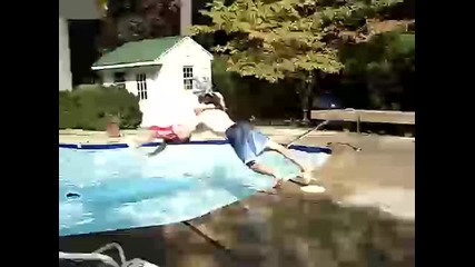 Rko Into the Pool 