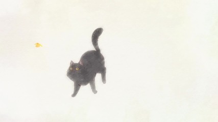 [horriblesubs] She and Her Cat - Everything Flows
