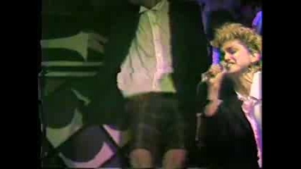 Madonnas First Live Performance