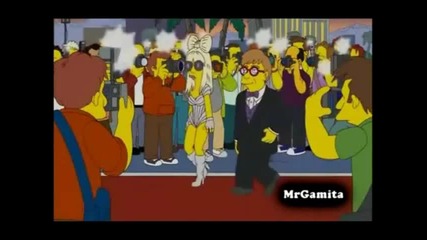 Lady Gaga on simpson Official Video