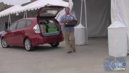 2012 Toyota Prius v Video Review - Interior Cargo Space