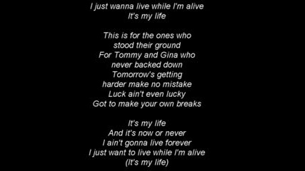 Jon Bon Jovi - its my life lyrics