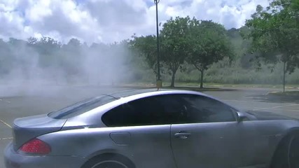 Bmw m6 drift burnout