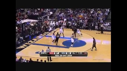 Dwyane Wade drops 40 points vs. Washington Wizards 4/11/2009 