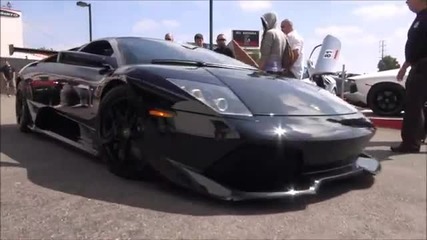 Жестоки коли!!! Supercar Rally Ferrari Enzo, Bugatti Veyron, Lambo Aventadors, Porsche Carrera Gts