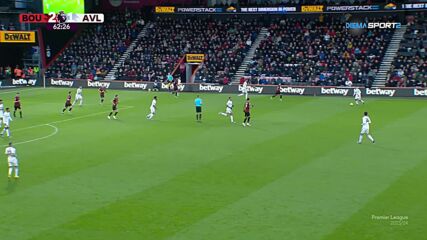 Bournemouth with a Goal vs. Aston Villa