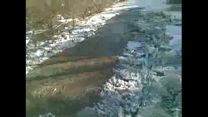 река Янтра във Велико Търново на 25.02.2012г.