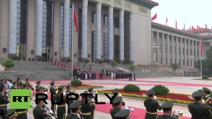 China: Erdogan receives full military honours on Beijing visit