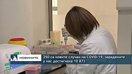 250 са новите случаи на COVID-19, зарадените у нас достигнаха 10 871