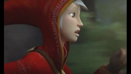 Червената шапчица : от вълци преследвана (2006) целият филм / късометражна анимация # Chaperon Rouge
