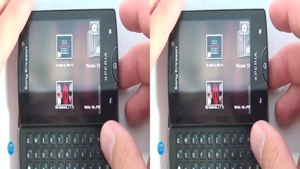 Sony Ericsson Xperia mini pro (3d video)