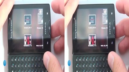 Sony Ericsson Xperia mini pro (3d video)