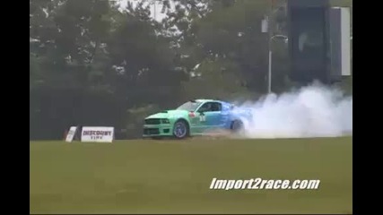 Drifting 2008 Ford Mustang Gt 50l V8 Vaughn Gittin Jr